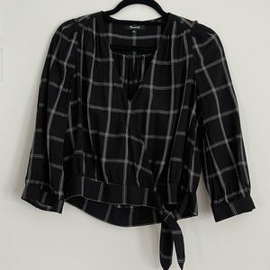 Madewell Plaid Blouse